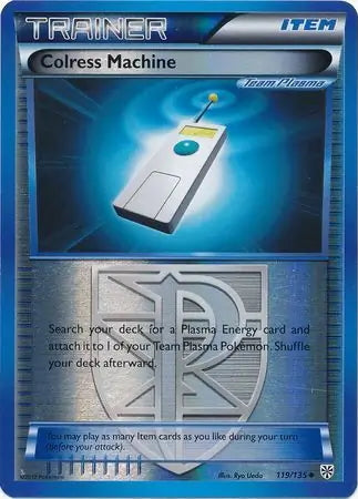 Plasma Storm Colress Machine #119/135 reverse holo